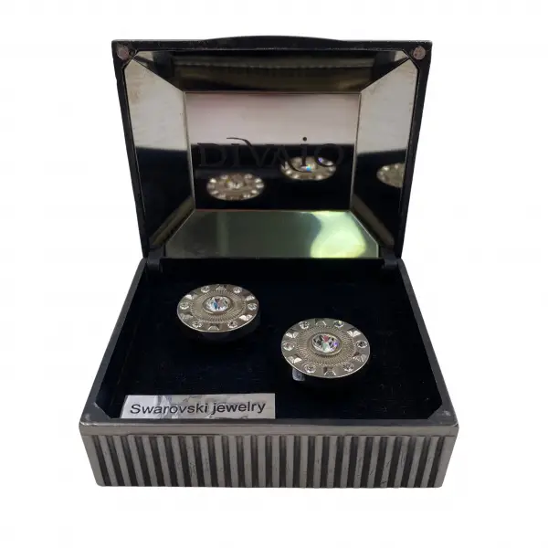 Silver Patterned Cufflinks