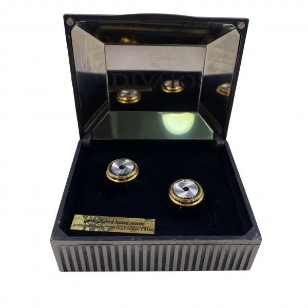 Gold Patterned Cufflinks