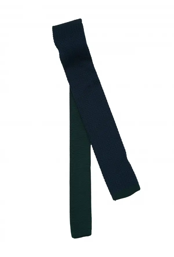 Dark Green Patterned Tie