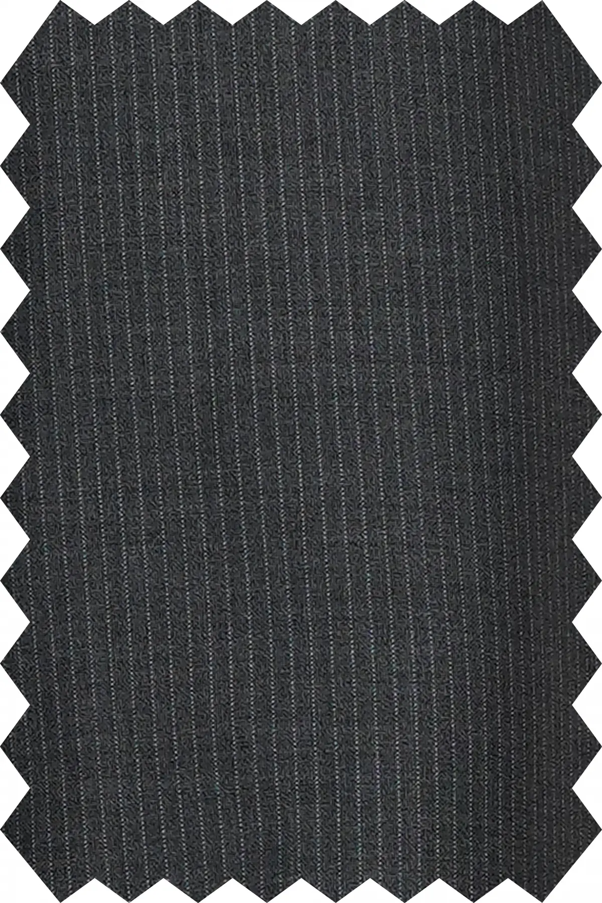 Dark Gray Striped Suit