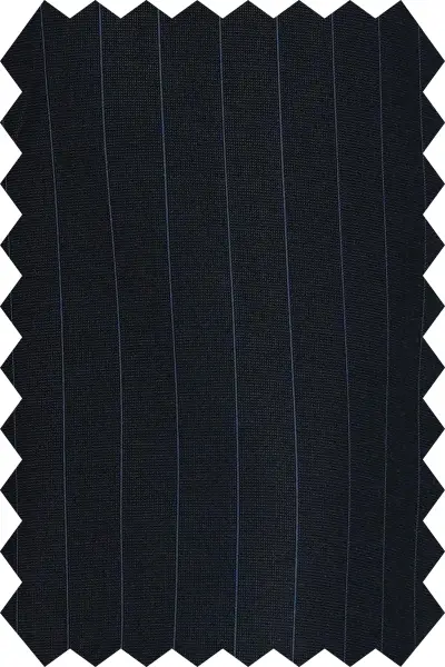 Striped Dark Navy Blue Suit