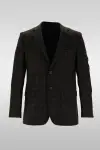 Dark Brown Check Jacket