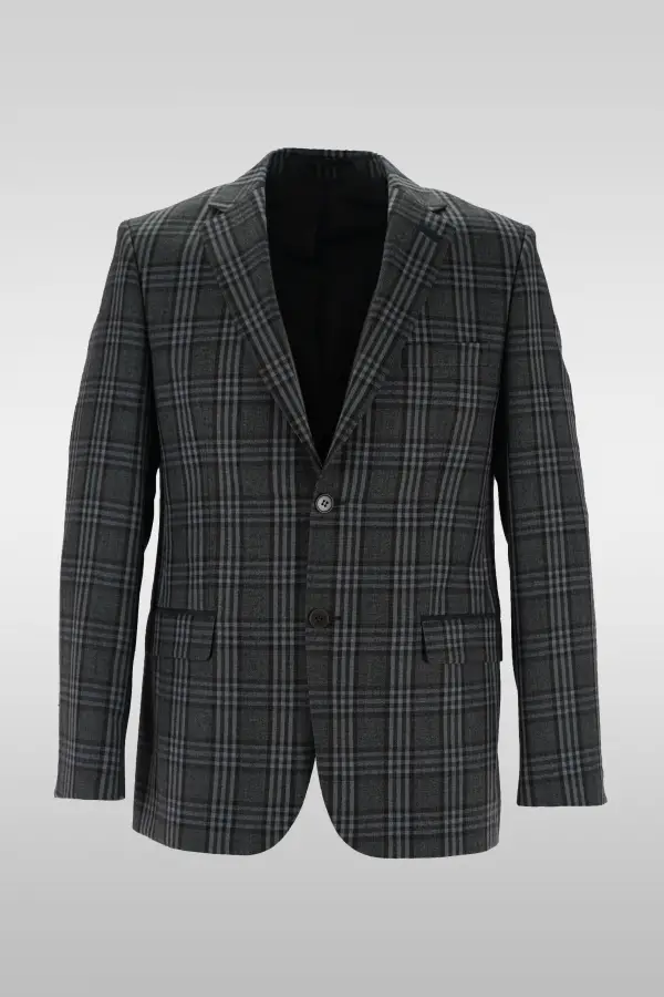 Gray Check Jacket