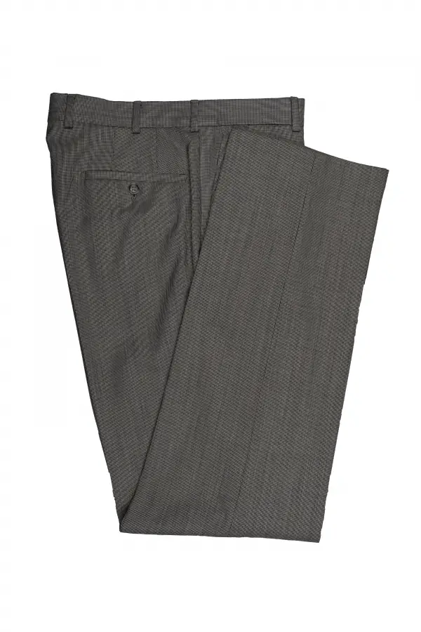 Dark Gray Striped Trousers