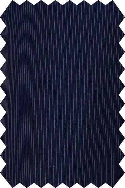 Light Navy Striped Suit