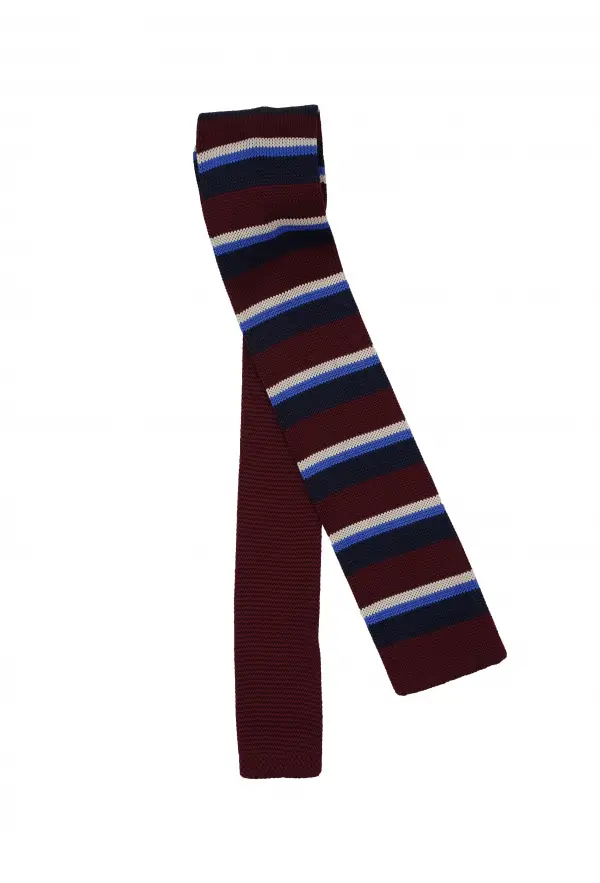 Burgundy Patterned Tie