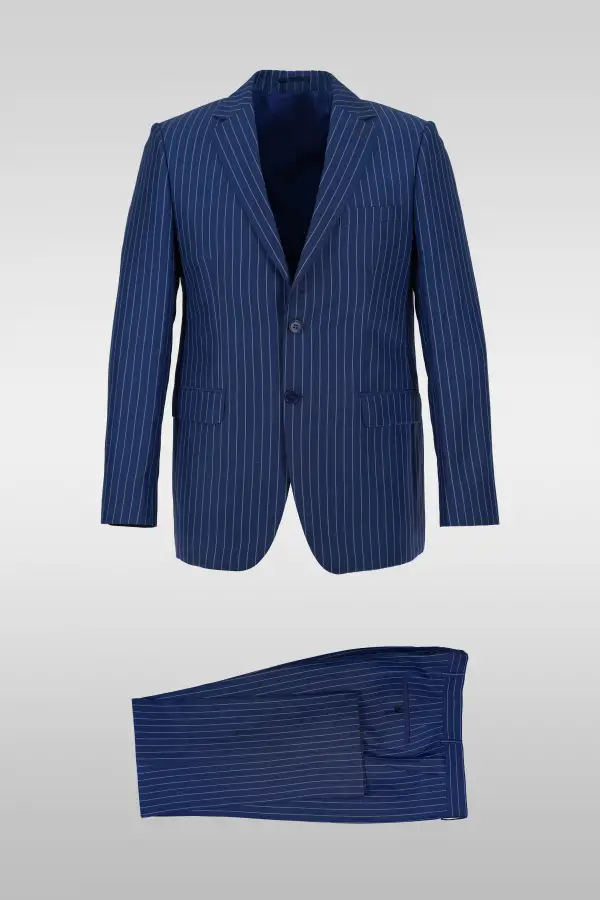 Parliament Blue Striped Suit