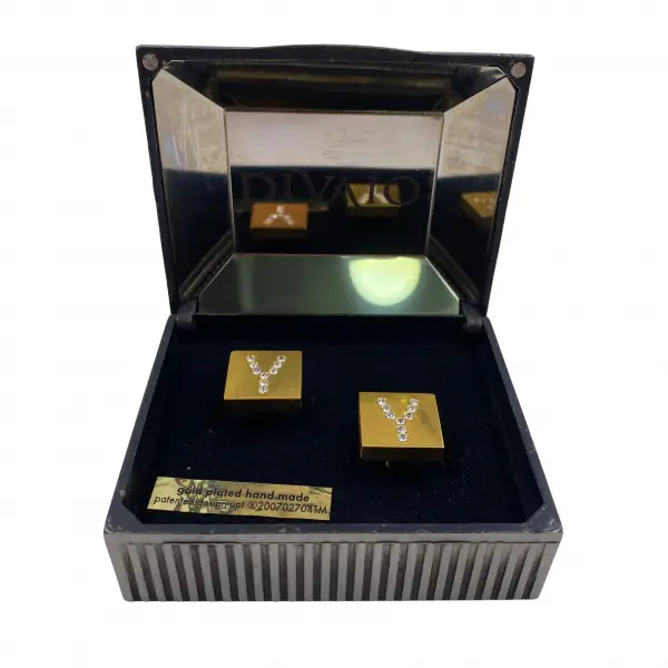 Gold Letter Cufflinks