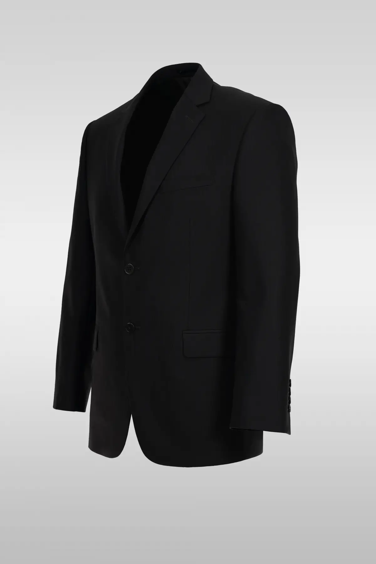 Striped Dark Gray Suit