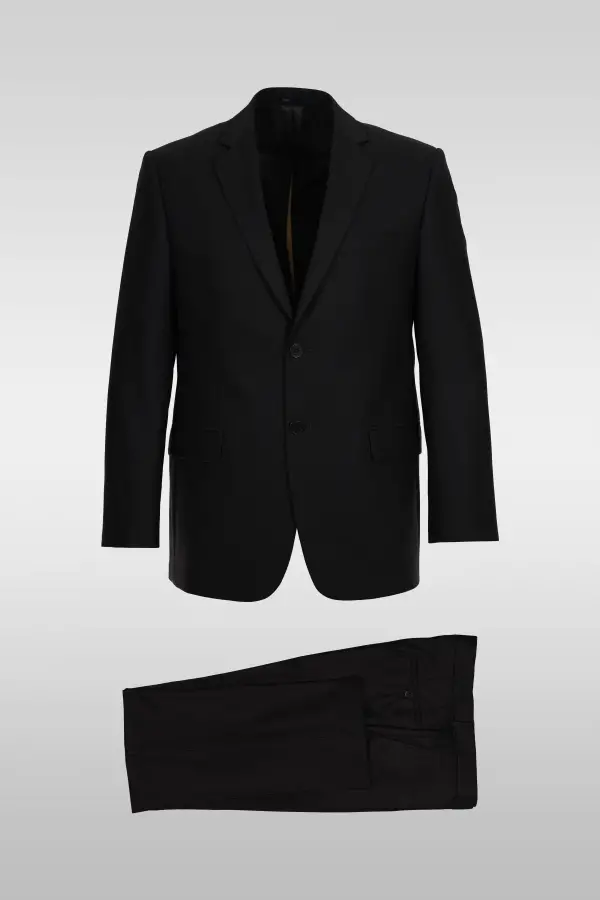 Dark Gray Checkered Suit