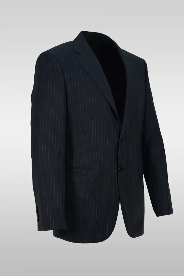 Gray Striped Suit