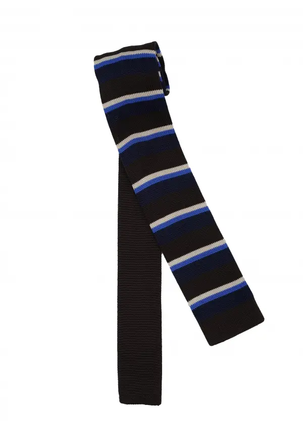 Dark Brown Patterned Tie