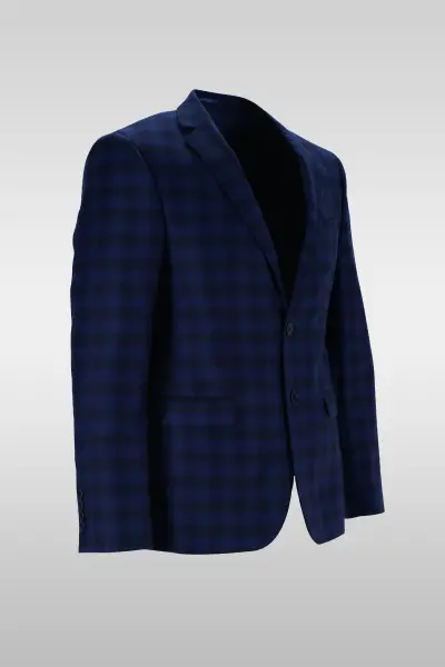 Parliament Blue Check Jacket