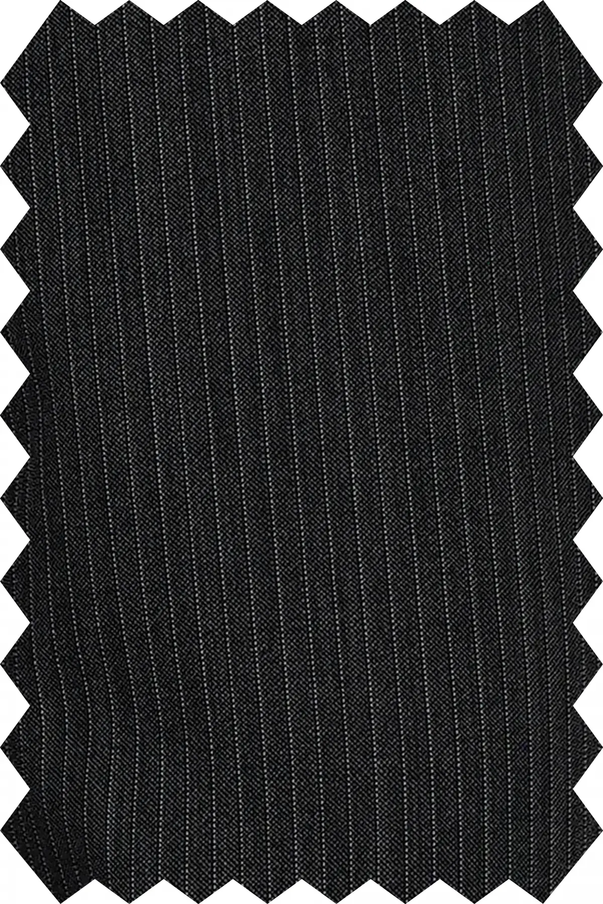 Dark Gray Striped Suit