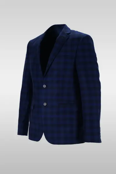 Parliament Blue Check Jacket