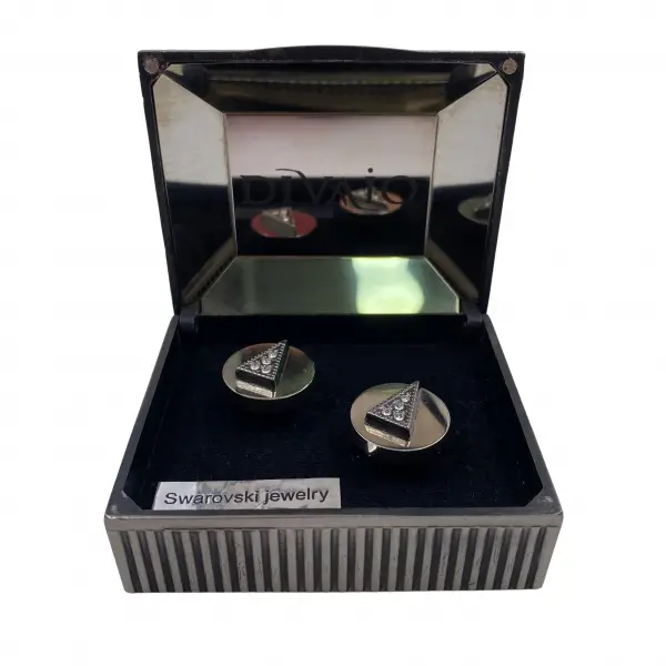 Silver Patterned Cufflinks