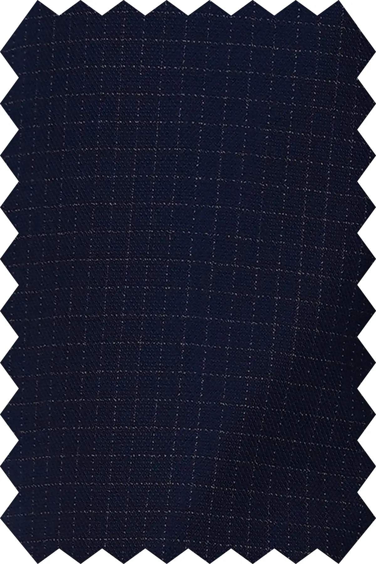 Navy Checked Suit
